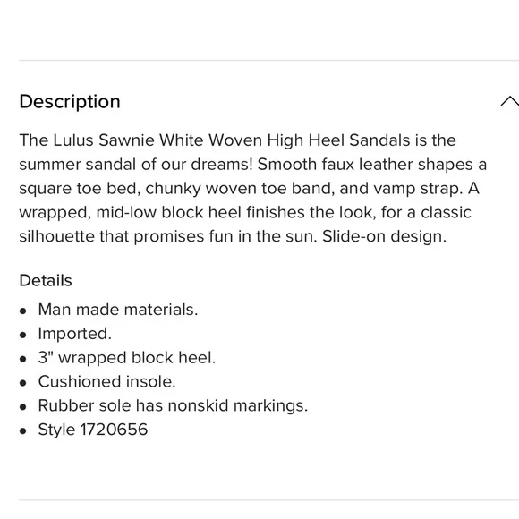 Lulus Swanie white woven sandals size 10 - Picture 11 of 11